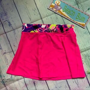 Wave Zone Swim Neon Pink Skirt